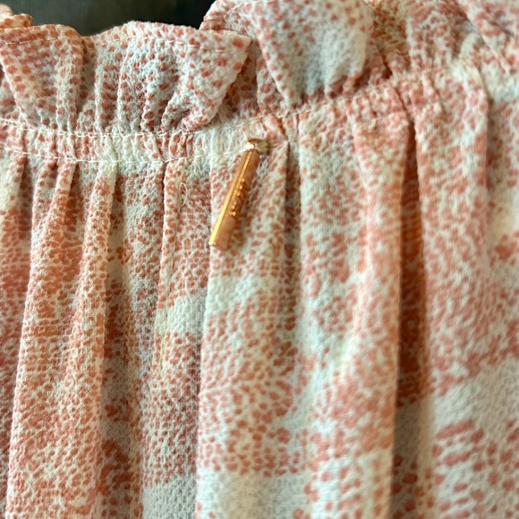 Misa Los Angeles Women's Orange and White Mini Dress - Size Small - Picture 3 of 6